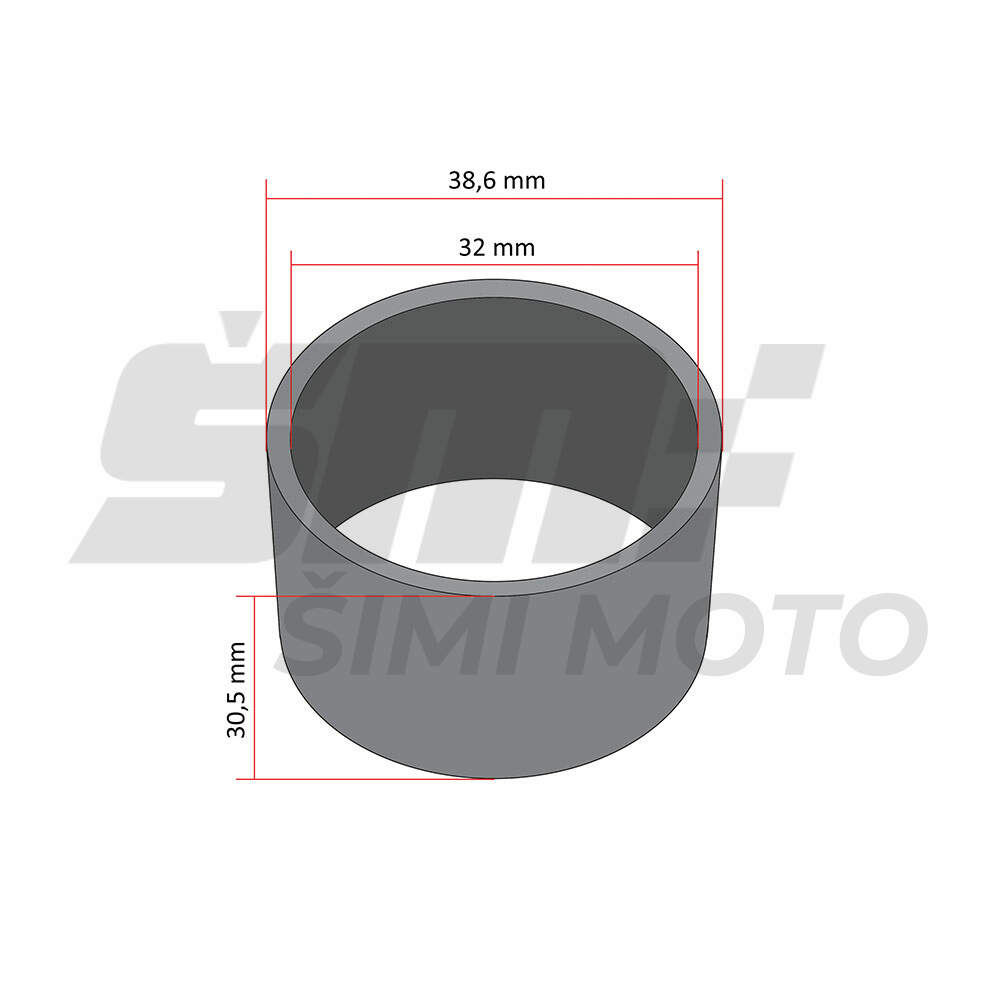 Exhaust gasket piaggio 4t 125 180 200 250 300 rms