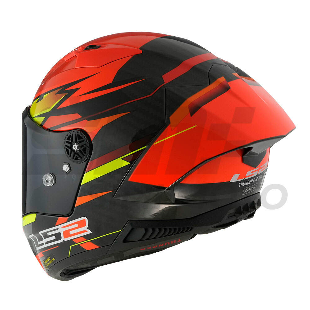 Kaciga ls2 full face ff805 thunder carbon gp aero fire crveno crna m