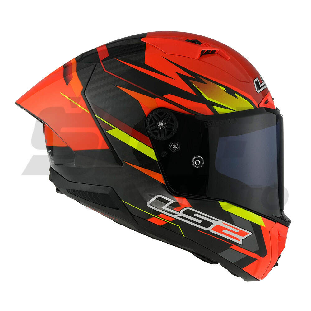 Kaciga ls2 full face ff805 thunder carbon gp aero fire crveno crna m