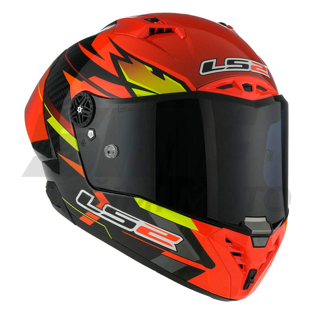 Kaciga ls2 full face ff805 thunder carbon gp aero fire crveno crna m