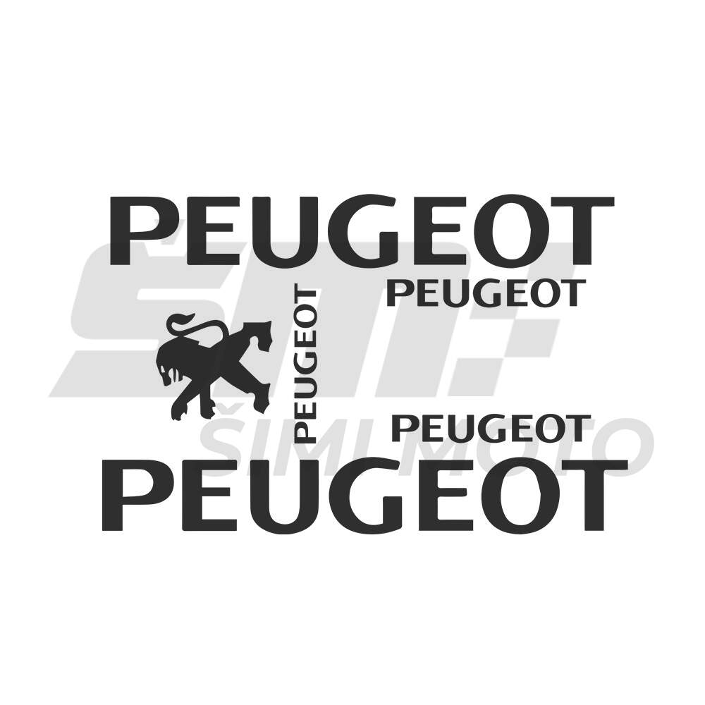 Stickers set peugeot