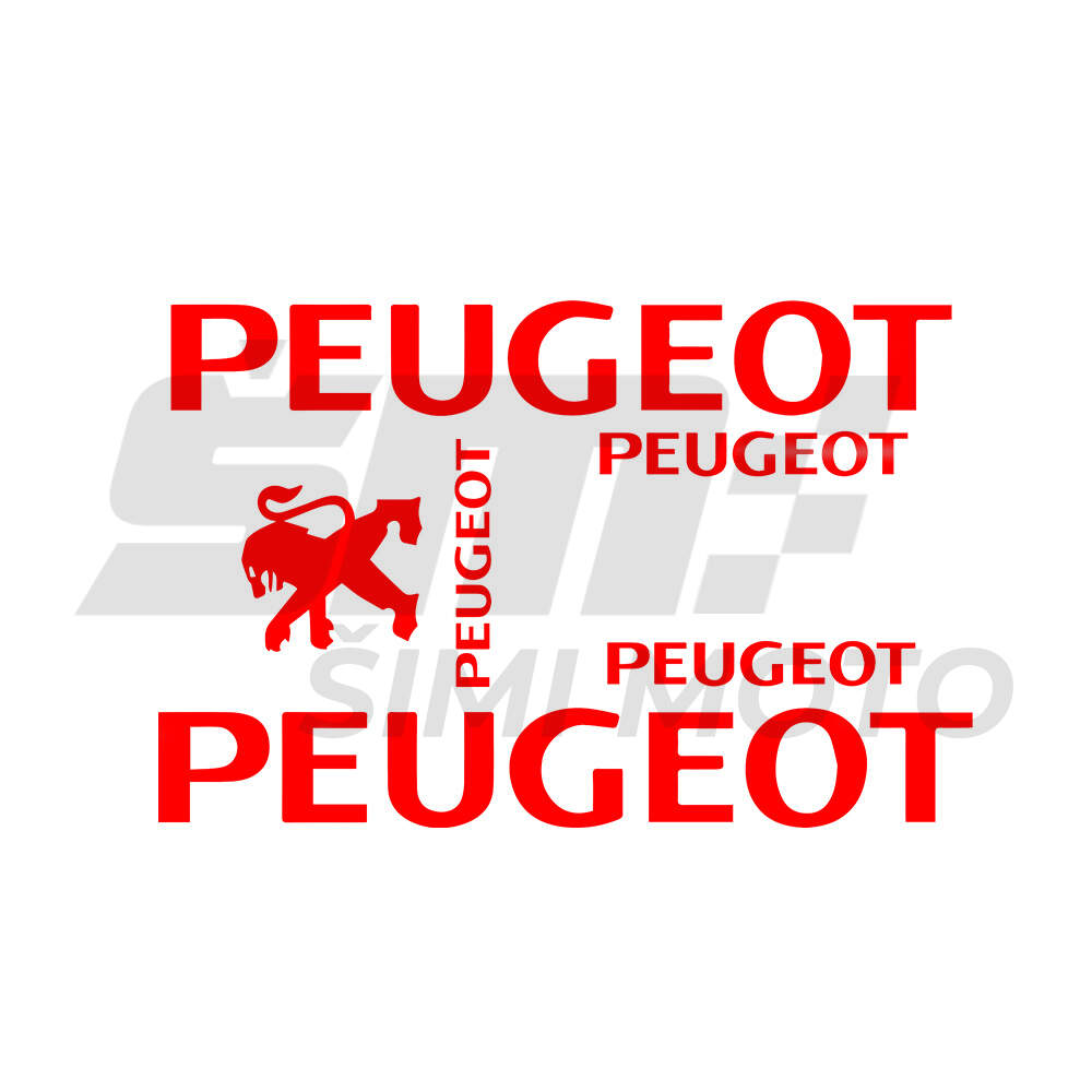 Stickers set peugeot