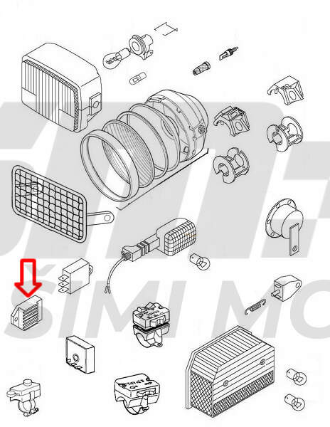 Voltage regulator tomos n.type 4 outputs