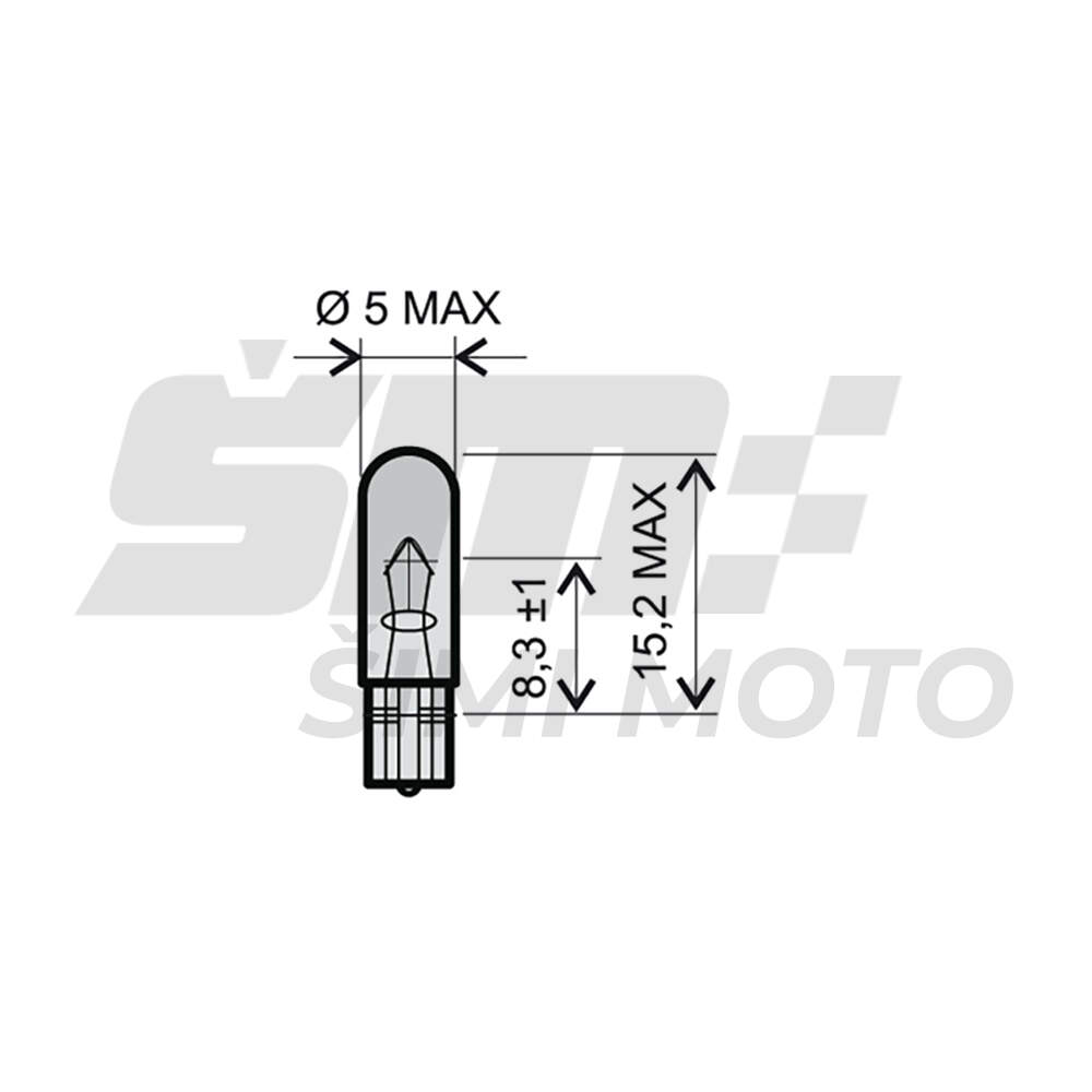 Sijalica 12V 1.2W ubodna RMS