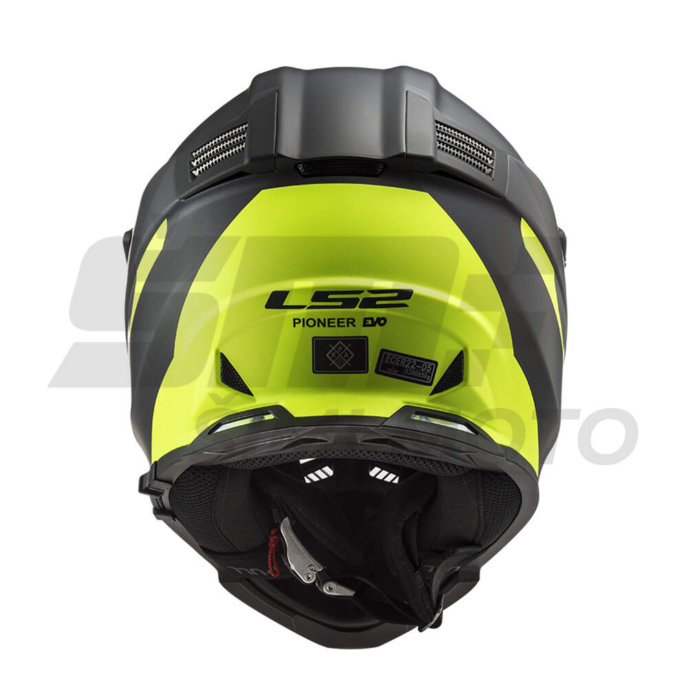 Helmet ls2 cross mx436 pioneer evo router black yellow m