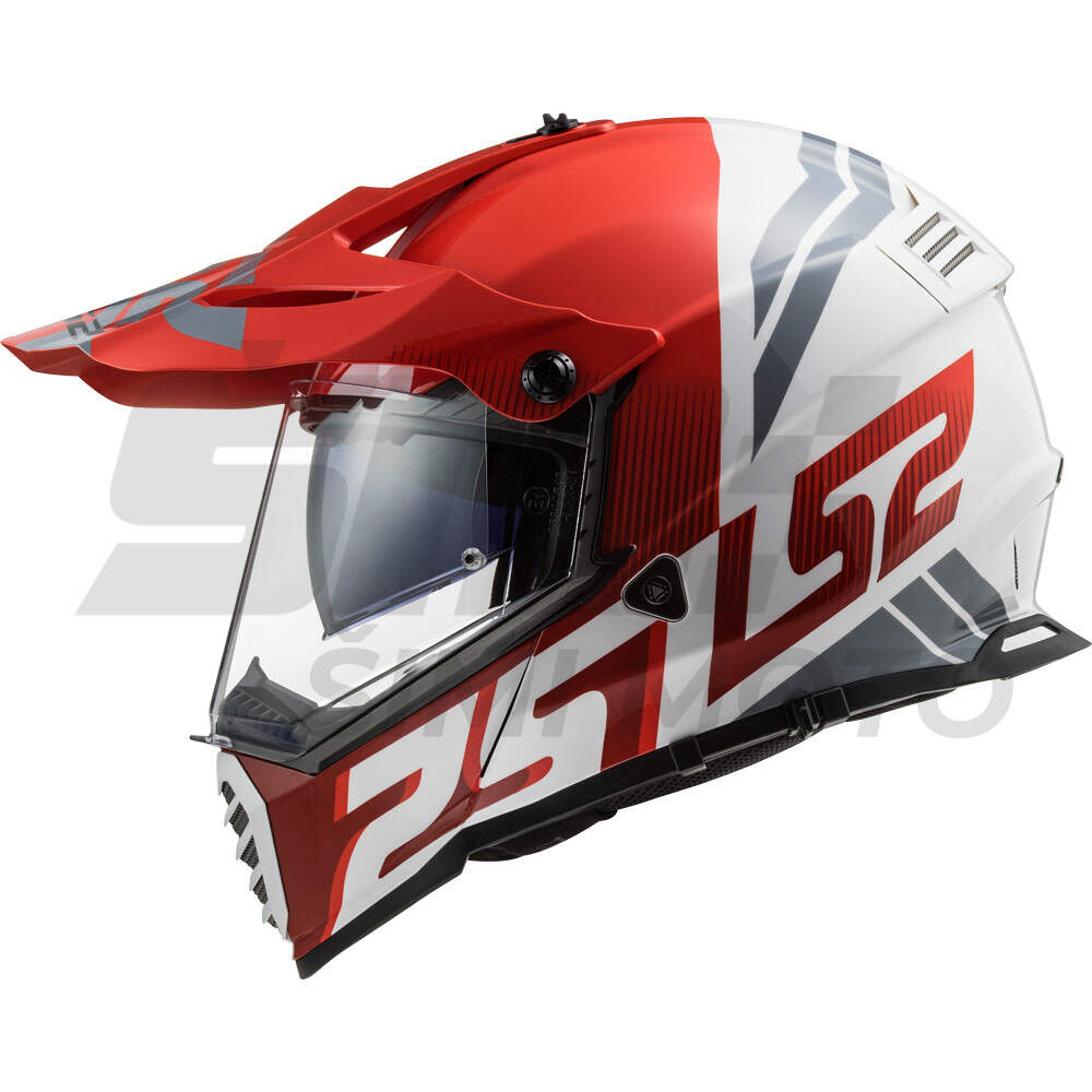Helmet ls2 cross mx436 pioneer evo evolve white red m