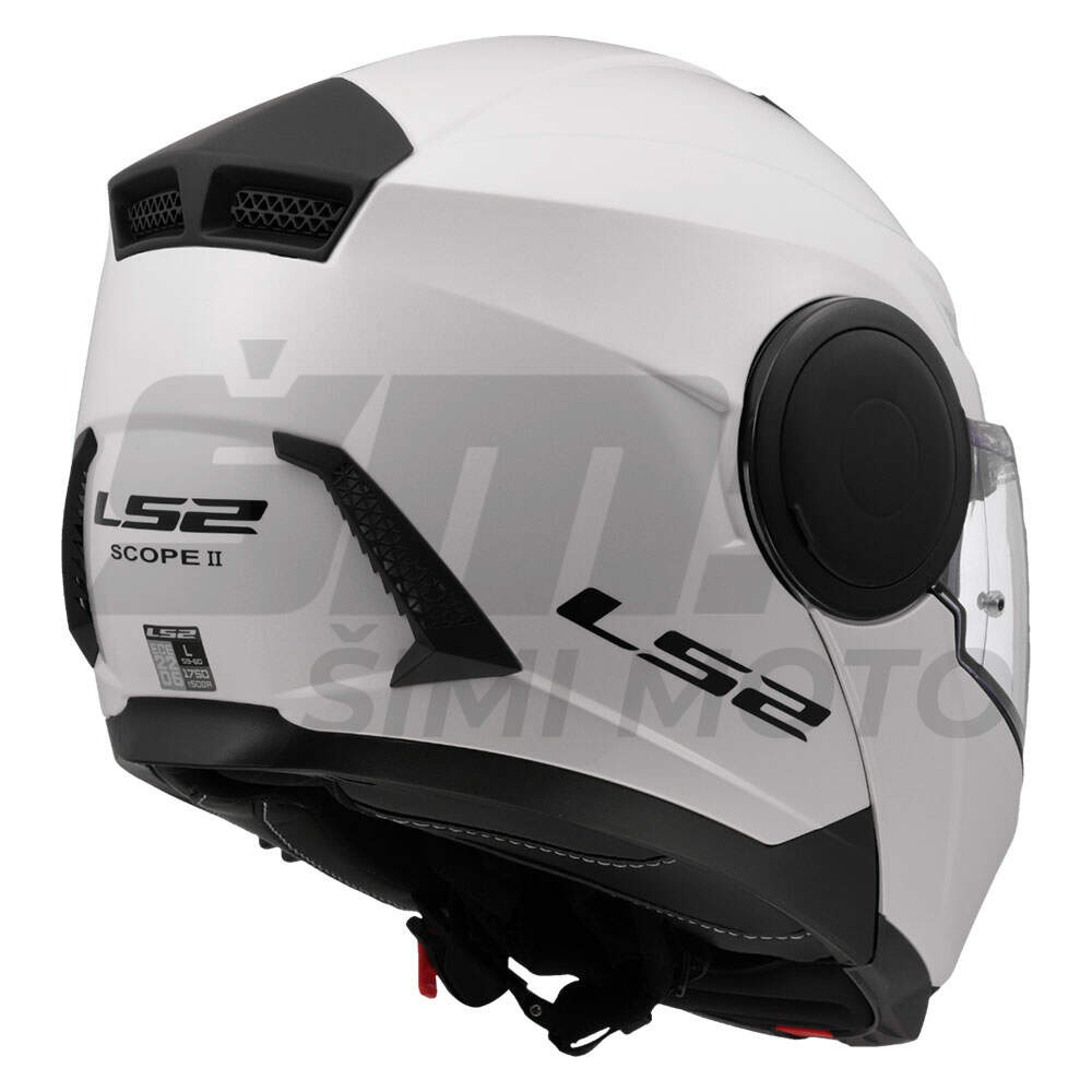 Kaciga ls2 flip up ff902 scope ii solid bela xl