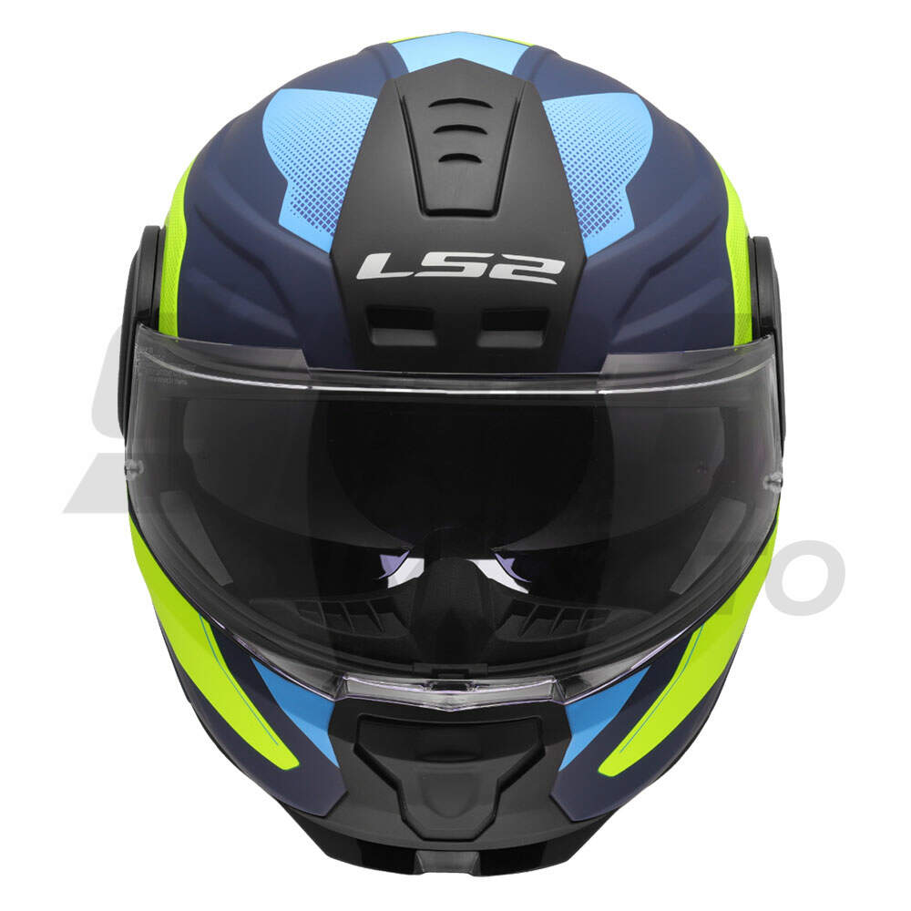 Kaciga ls2 flip up ff902 scope ii duria mat plavo zuta m