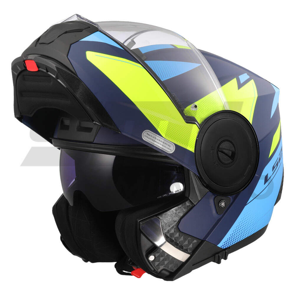 Kaciga ls2 flip up ff902 scope ii duria mat plavo zuta m