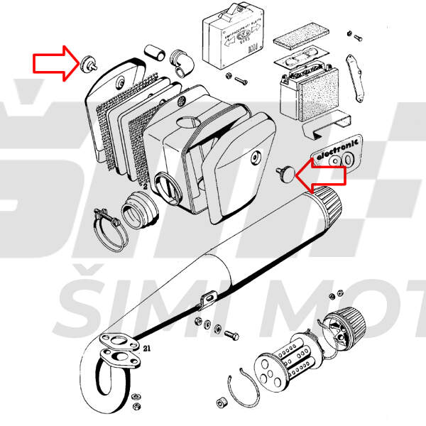 Screw cover tool and air tomos t14 t15 e90