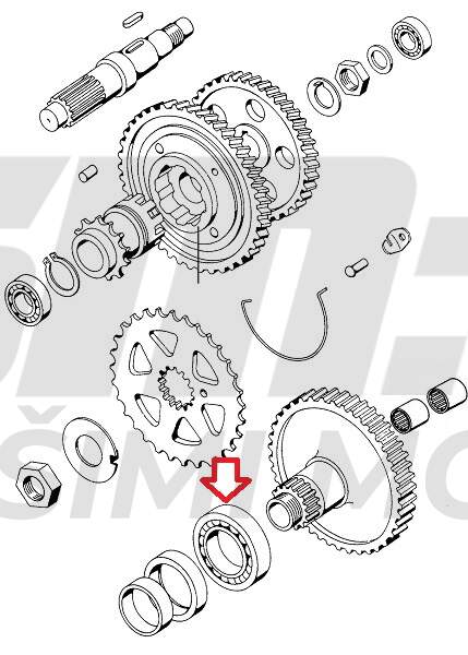 Lezaj 30x55x13 6006 skf