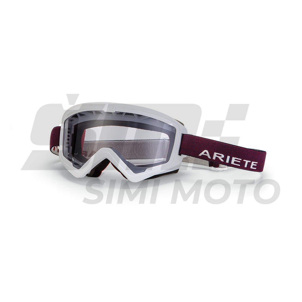 Goggles Cross Ariete MUDMAX RACER 14940-BRA white bordeaux