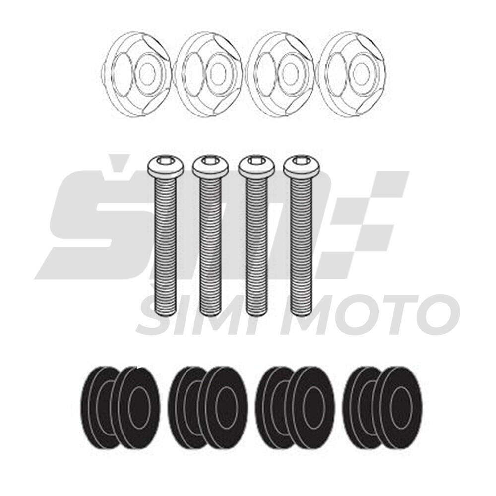 Kit za montazu vizira Kappa Yamaha N Max 21-24 D2153KITK