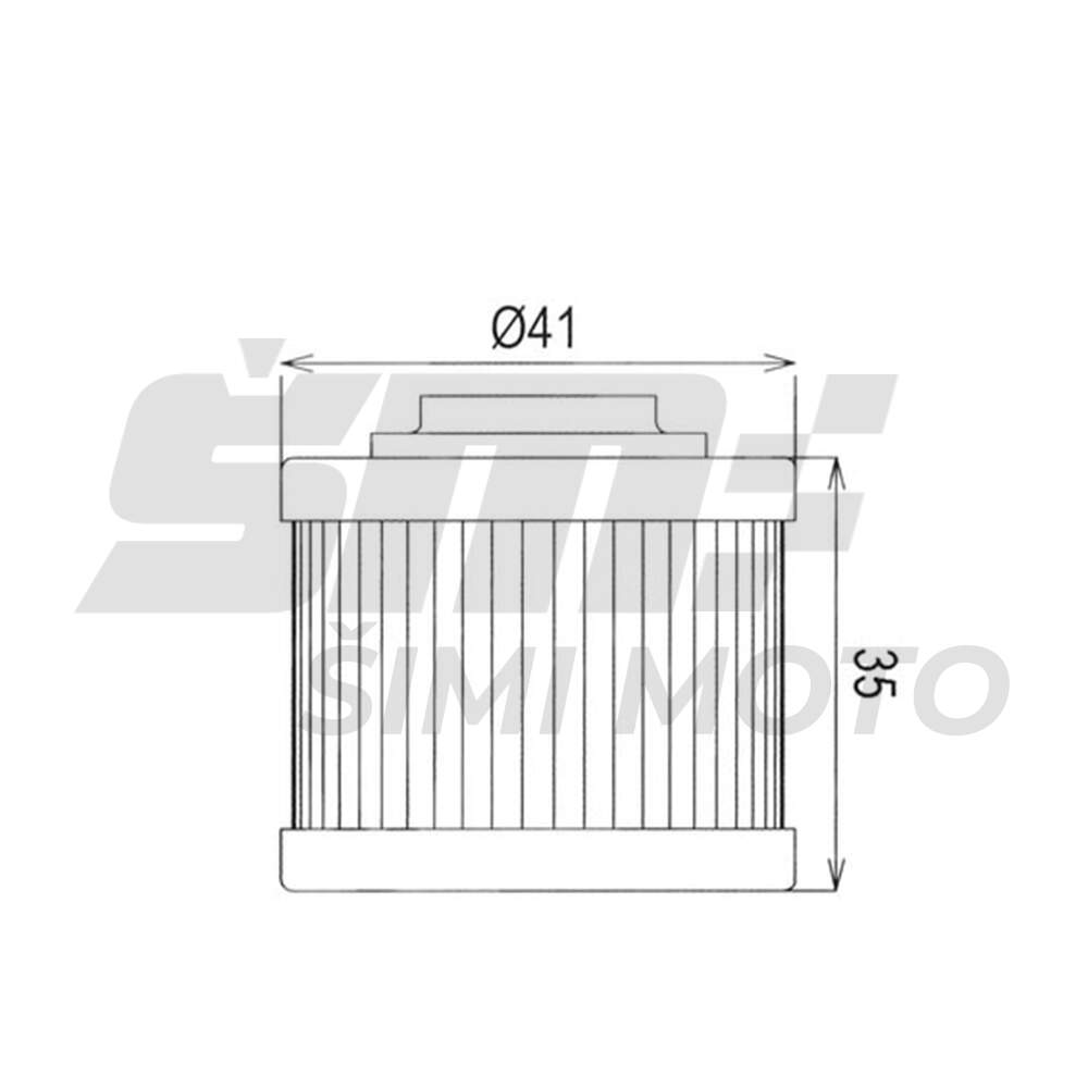 Filter ulja hf186 hiflo