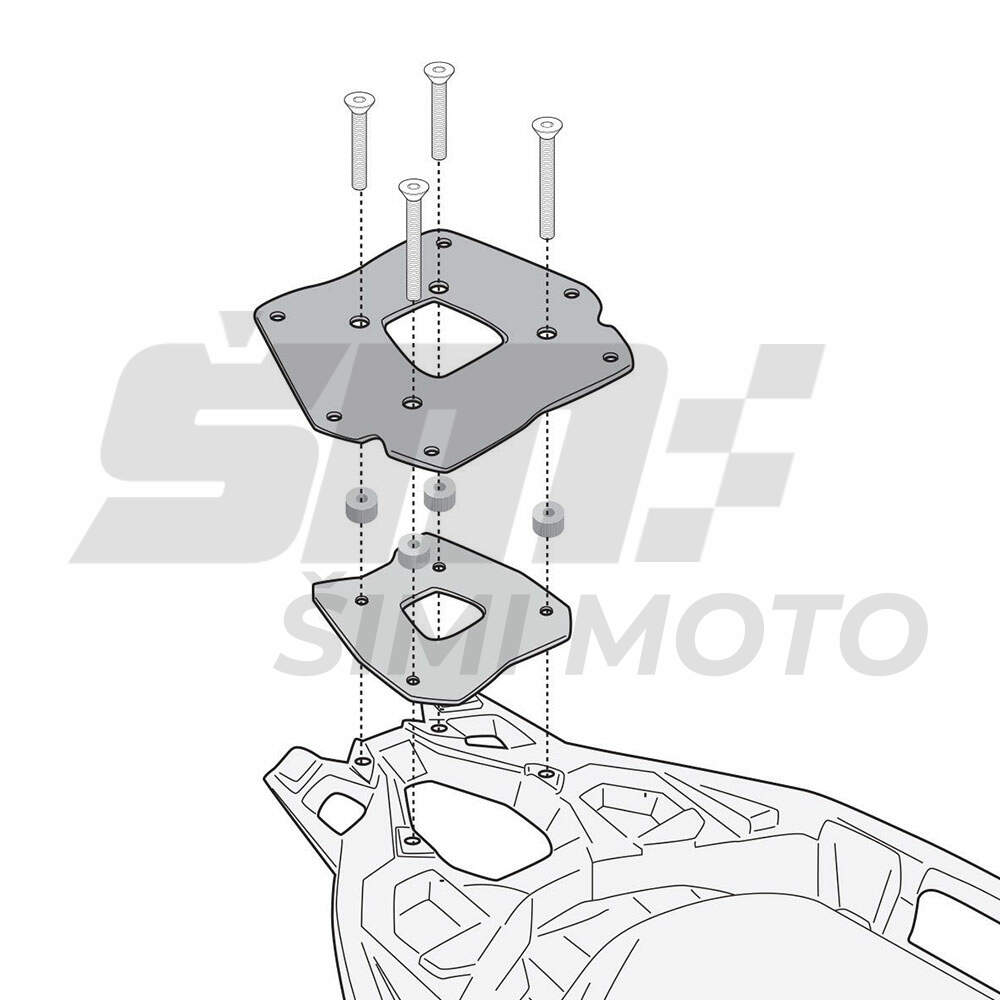 Nosac kofera Kappa BMW C 400 GT 19-23 KR5136