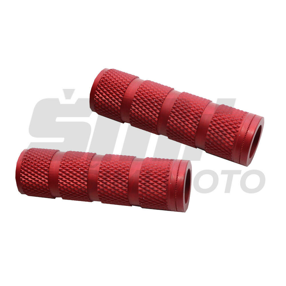 Footrest adaptors TRW alloy MCF800R red