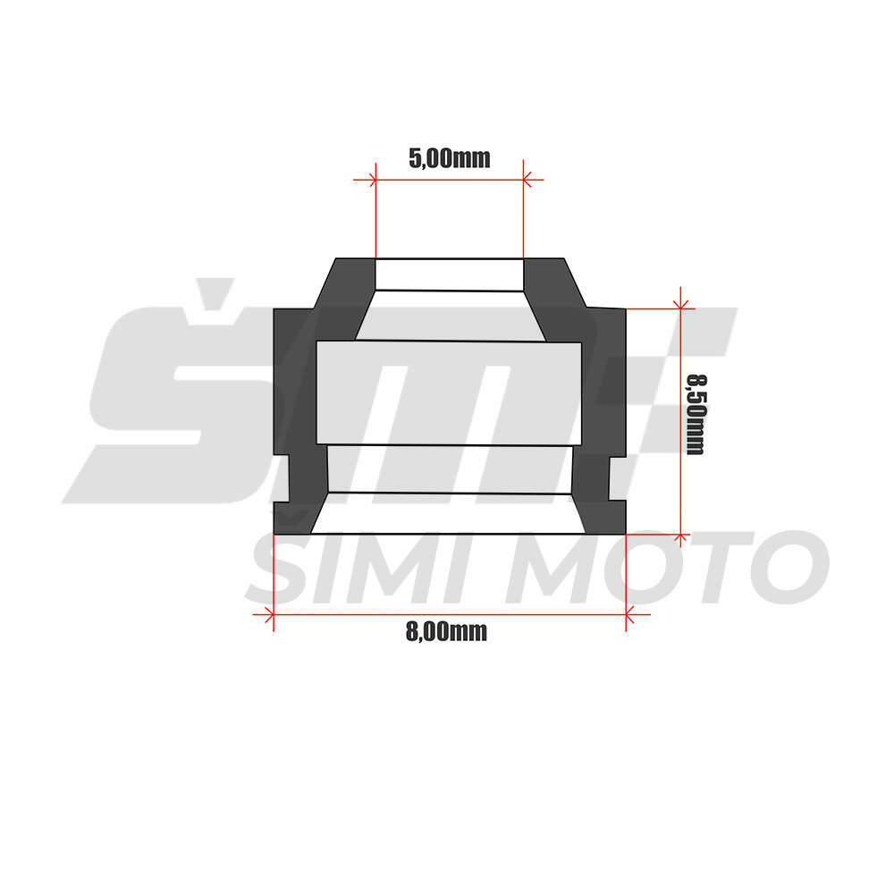 Teflon ventila honda transalp athena kom