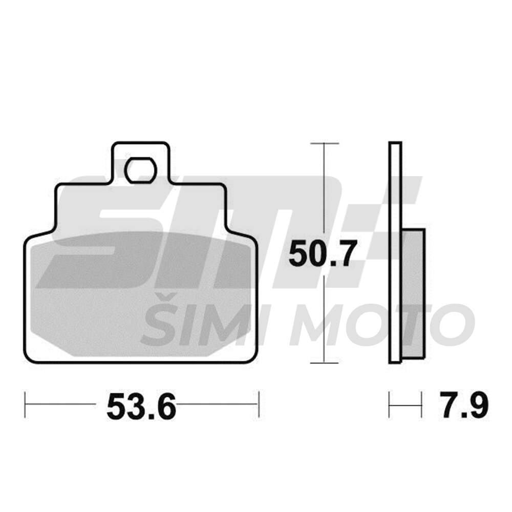 Disk plocice KYOTO S1112 ( SEMI SINTER )