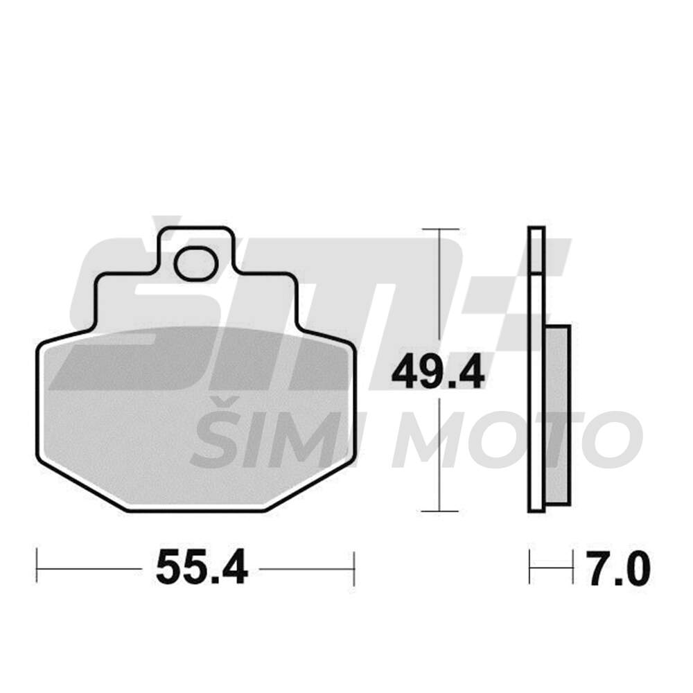 Disk plocice KYOTO S1981 ( SEMI SINTER )